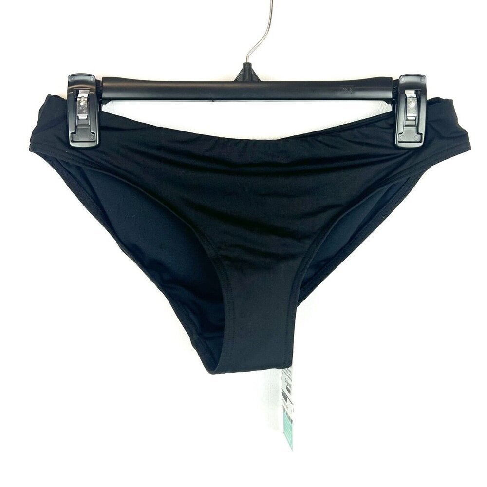 Sea Level Swim Women’s Mid Rise Black Bikini Bottom Size 8